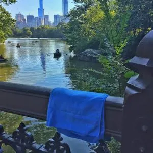 Active Roots Microfiber Travel Towel - Active Roots Blue Microfiber Towel