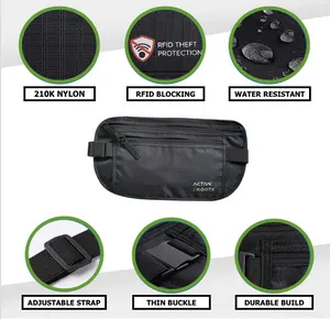 Active Roots RFID Blocking Money Belt