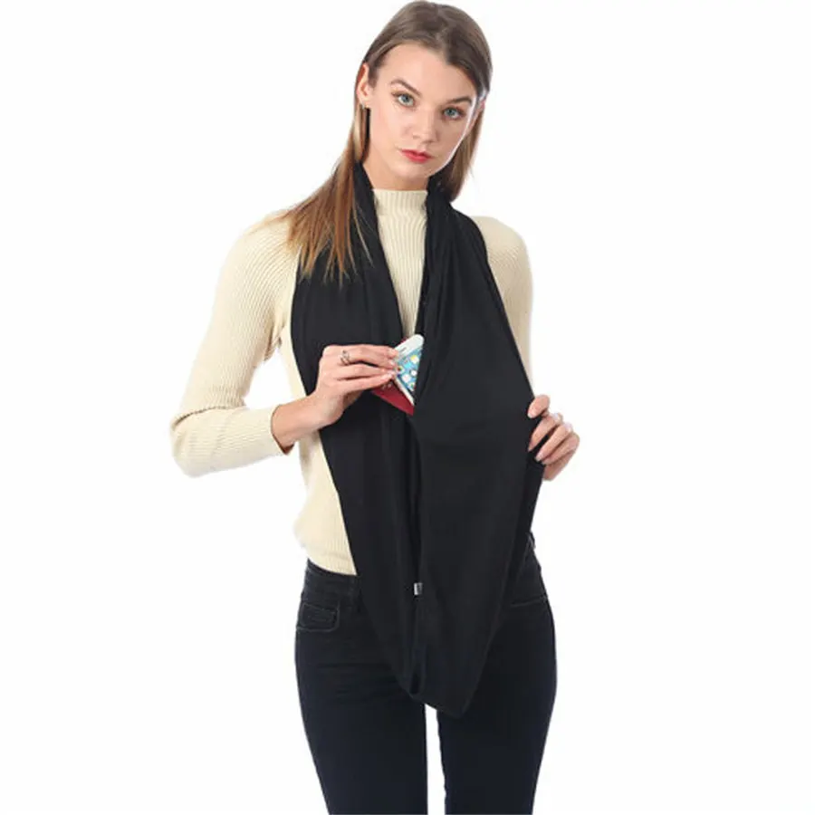 Hidden Pocket Infinity Scarf